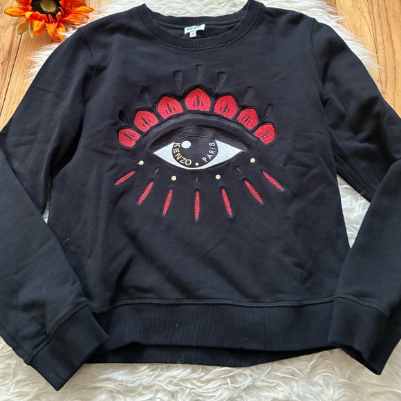 Kenzo Sweaters - Kenzo Charcoal Sweatshirt with EYE Design